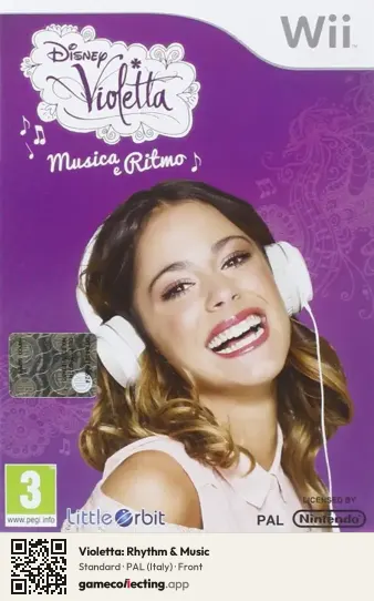 Violetta: Rhythm & Music Nintendo Wii, Italy box front