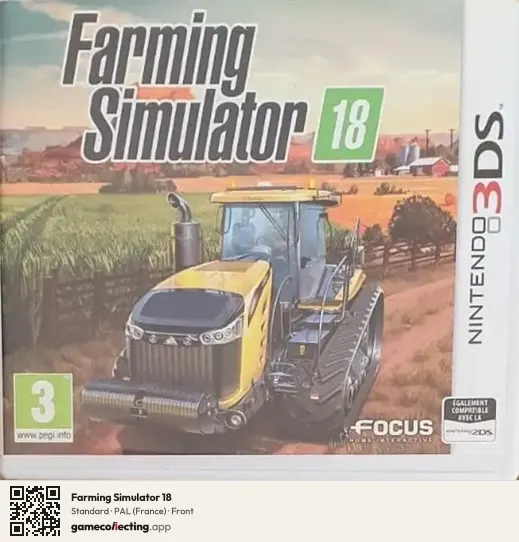 Farming Simulator 18 Nintendo 3DS, France box front
