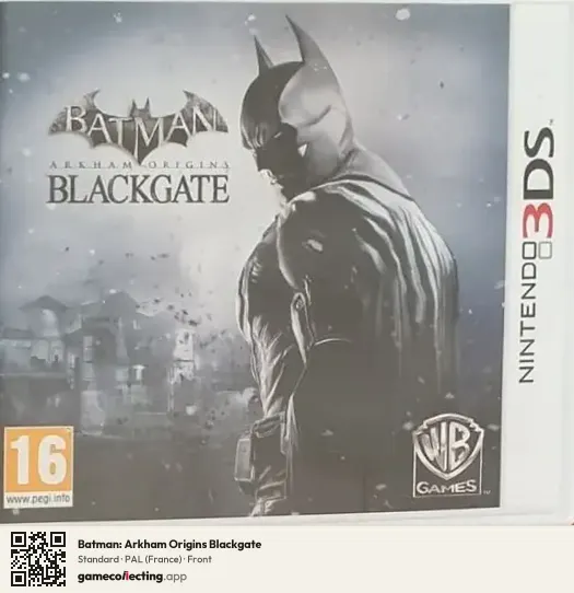 Batman: Arkham Origins Blackgate Nintendo 3DS, France box front