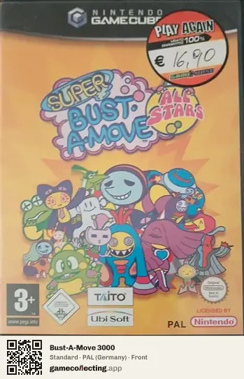 Bust-A-Move 3000 Nintendo GameCube, Germany box front