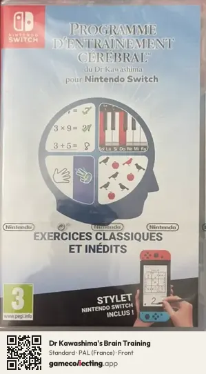 Dr Kawashima's Brain Training Nintendo Switch, France box front