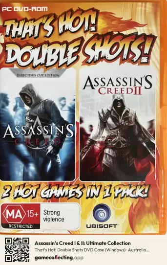 Assassin's Creed I & II: Ultimate Collection Computer, Australia box front