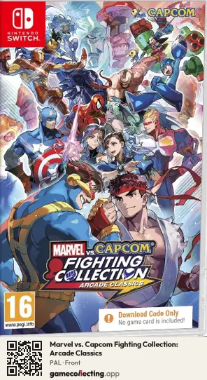 Marvel vs. Capcom Fighting Collection: Arcade Classics Nintendo Switch, PAL box front