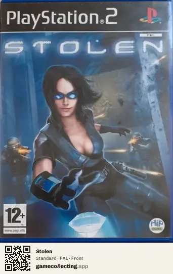 Stolen PlayStation 2, PAL box front