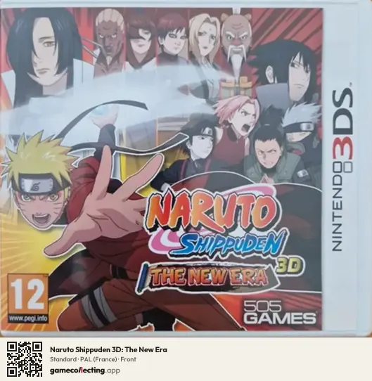 Naruto Shippuden 3D: The New Era Nintendo 3DS, France box front