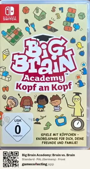 Big Brain Academy: Brain vs. Brain Nintendo Switch, Germany box front