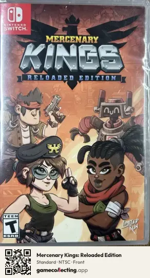 Mercenary Kings: Reloaded Edition Nintendo Switch, NTSC box front