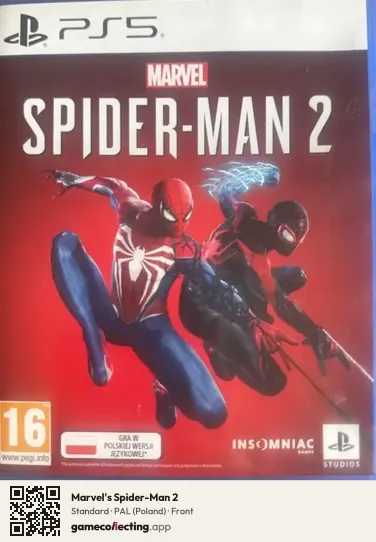 Marvel's Spider-Man 2 PlayStation 5, Poland box front