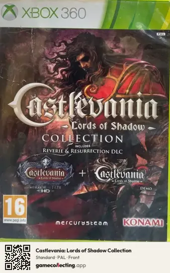 Castlevania: Lords of Shadow Collection Xbox 360, PAL box front