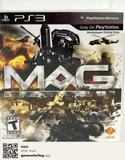 MAG PlayStation 3, NTSC box front