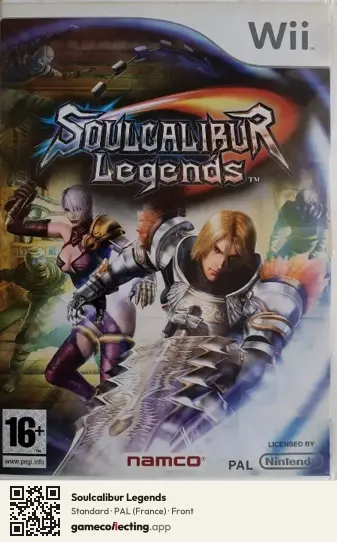 Soulcalibur Legends Nintendo Wii, France box front