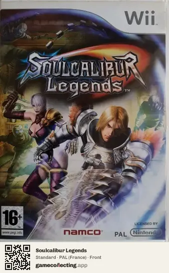 Soulcalibur Legends Nintendo Wii, France box front