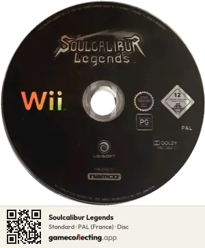 Soulcalibur Legends Nintendo Wii, PAL disc