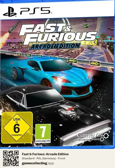 Fast & Furious: Arcade Edition PlayStation 5, Germany box front