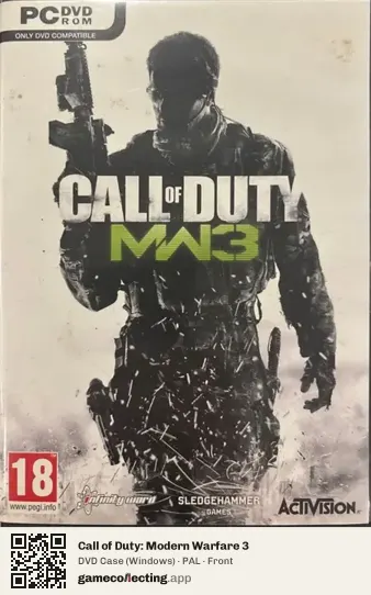 Call of Duty: Modern Warfare 3 Computer, PAL box front