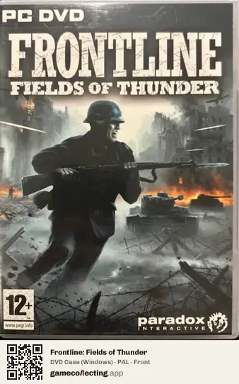 Frontline: Fields of Thunder Computer, PAL box front