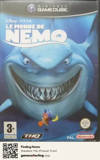 Finding Nemo Nintendo GameCube, France box front