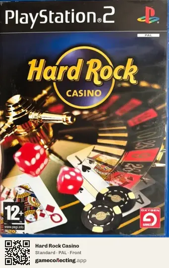 Hard Rock Casino PlayStation 2, PAL box front