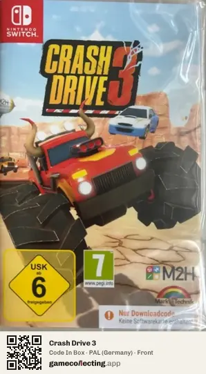 Crash Drive 3 Nintendo Switch, Germany box front
