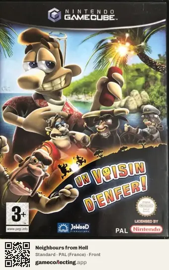 Neighbours from Hell Nintendo GameCube, France box front