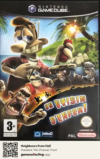 Neighbours from Hell Nintendo GameCube, France box front