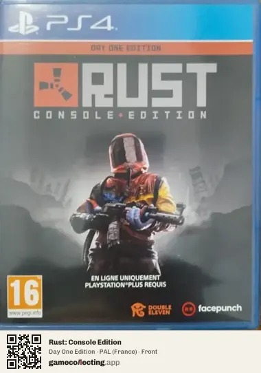 Rust: Console Edition PlayStation 4, France box front