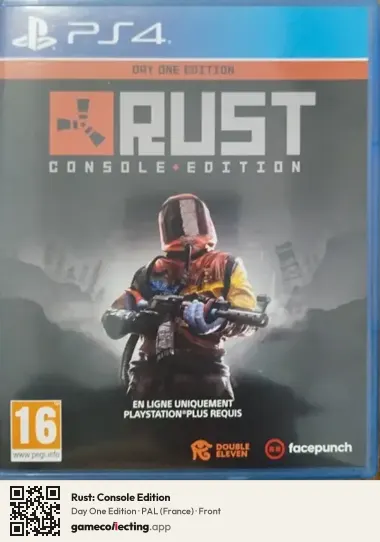Rust: Console Edition PlayStation 4, France box front