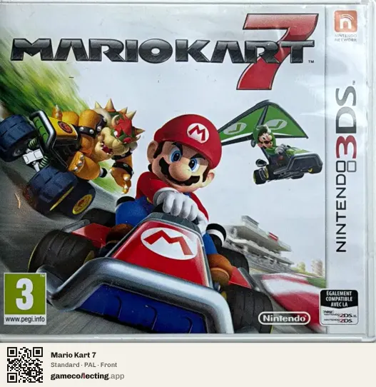 Mario Kart 7 Nintendo 3DS, PAL box front