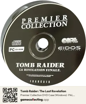 Tomb Raider: The Last Revelation Computer, PAL disc