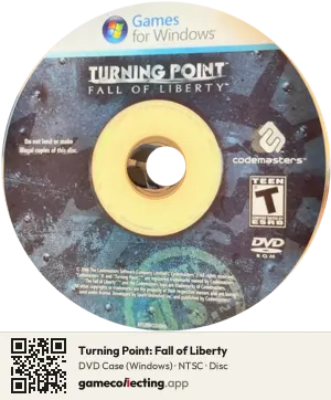 Turning Point: Fall of Liberty Computer, NTSC disc