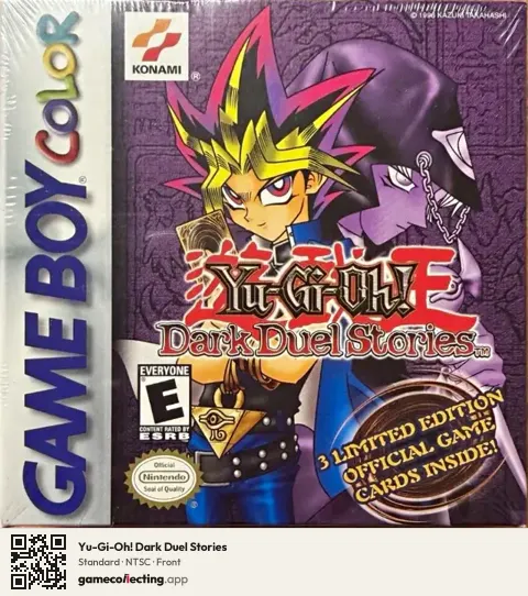 Yu-Gi-Oh! Dark Duel Stories Game Boy Color, NTSC box front