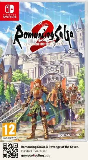 Romancing SaGa 2: Revenge of the Seven Nintendo Switch, PAL box front