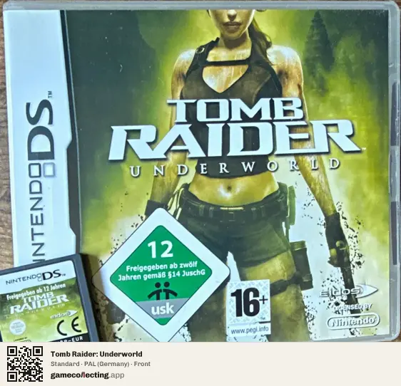 Tomb Raider: Underworld Nintendo DS, Germany box front