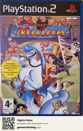 Mighty Mulan PlayStation 2, Portugal box front