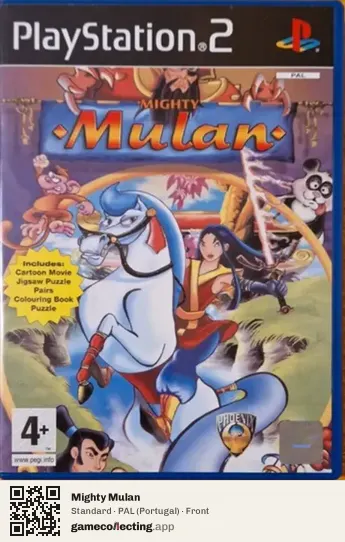 Mighty Mulan PlayStation 2, Portugal box front