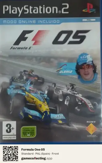 Formula One 05 PlayStation 2, Spain box front