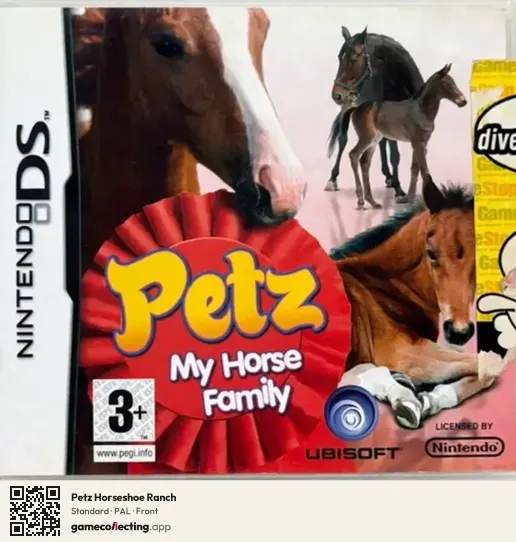 Petz Horseshoe Ranch Nintendo DS, PAL box front