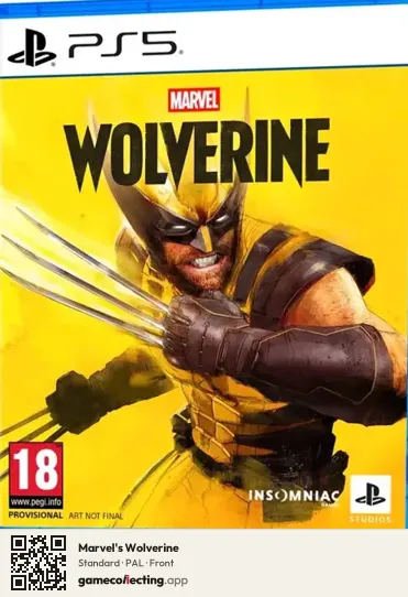Marvel's Wolverine PlayStation 5, PAL box front