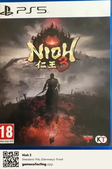Nioh 3 PlayStation 5, Germany box front