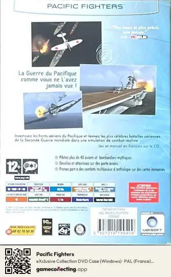 Pacific Fighters Computer, France box back