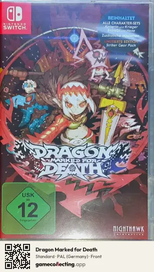 Dragon Marked for Death Nintendo Switch, Germany box front