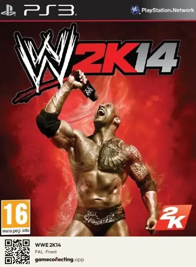 WWE 2K14 PlayStation 3, PAL box front
