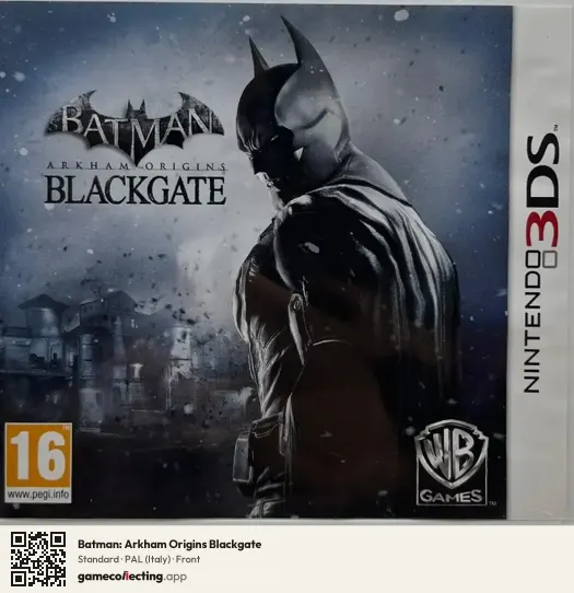 Batman: Arkham Origins Blackgate Nintendo 3DS, Italy box front