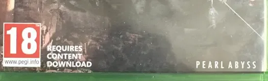 Crimson Desert, the PEGI square on its front