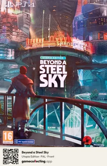 Beyond a Steel Sky PlayStation 4, PAL box front