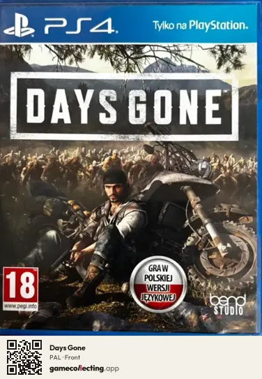 Days Gone PlayStation 4, PAL box front