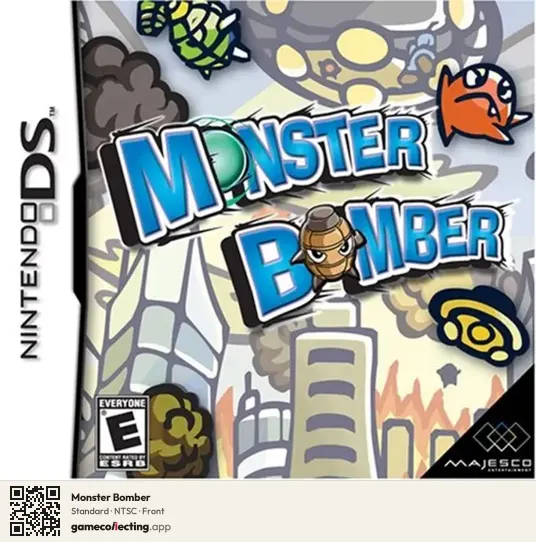 Monster Bomber Nintendo DS, NTSC box front