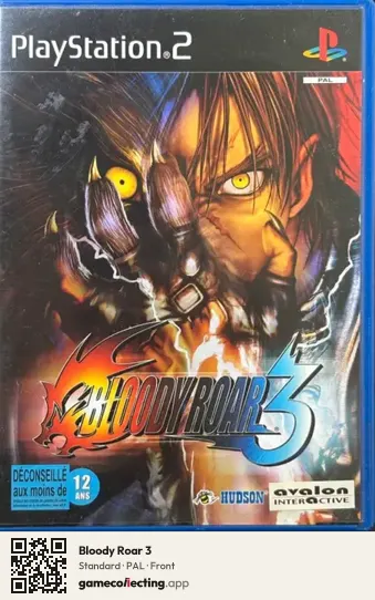 Bloody Roar 3 PlayStation 2, PAL box front
