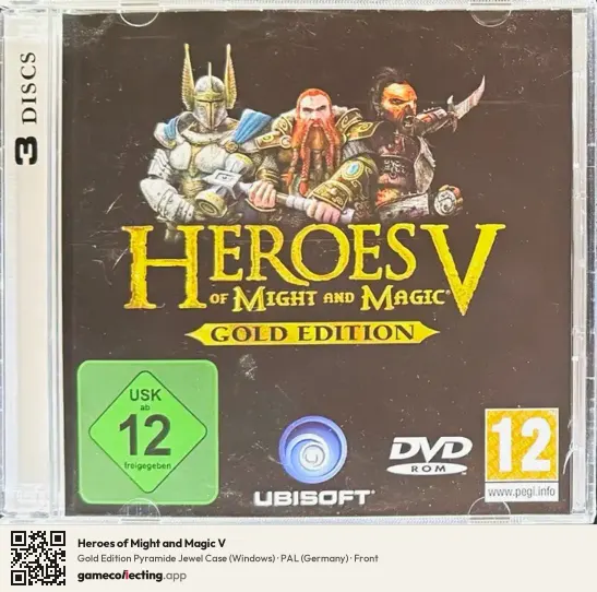 Heroes of Might and Magic V Computer, Germany box front