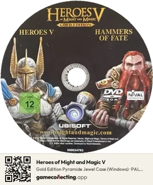 Heroes of Might and Magic V Computer, PAL disc